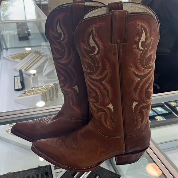 Justin boots handcrafted size 10 - Picture 7 of 14